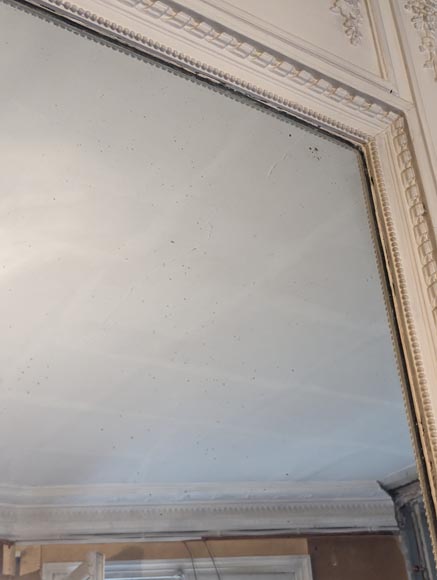 Louis XVI style trumeau decorated with a garland of flowers Louis XVI style trumeau decorated with a garland of flowers-7