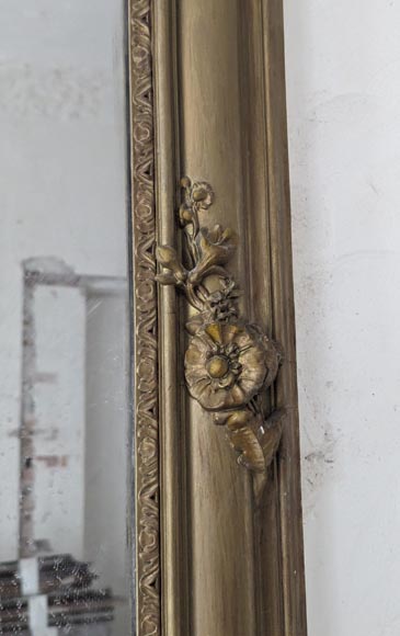 Louis XV style trumeau with gilt painted palmette Louis XV style trumeau with gilt painted palmette-4