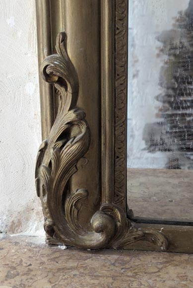 Louis XV style trumeau with gilt painted palmette Louis XV style trumeau with gilt painted palmette-5