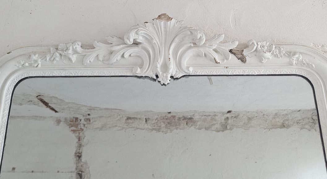 Louis XV style trumeau decorated with a flowering palmette Louis XV style trumeau decorated with a flowering palmette-1