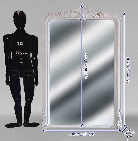 Louis XV style trumeau decorated with a flowering palmette Louis XV style trumeau decorated with a flowering palmette-6