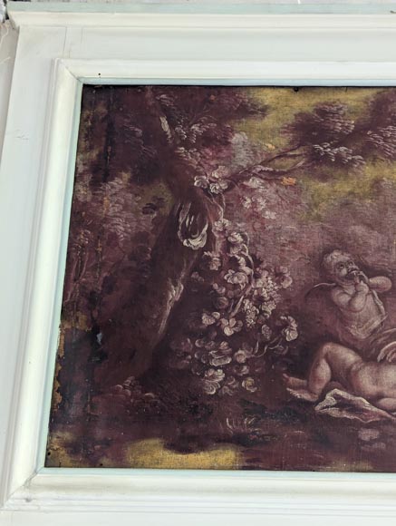 Louis XVI style Trumeau on the theme of wine Louis XVI style Trumeau on the theme of wine-4