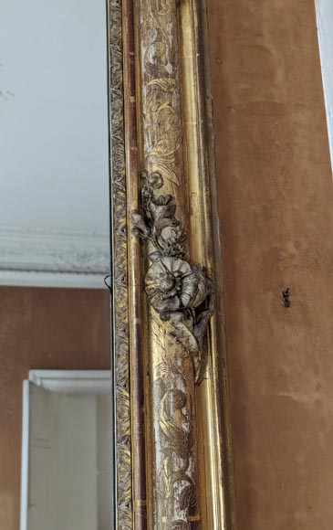 Gilded Napoleon III-style trumeau, richly decorated Gilded Napoleon III-style trumeau, richly decorated-5