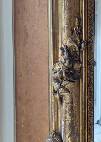 Gilded Napoleon III-style trumeau, richly decorated Gilded Napoleon III-style trumeau, richly decorated-6