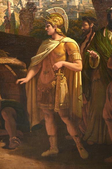 Jean-Auguste BARD, Alexander and Diogenes, 1838, Salon of 1839 Jean-Auguste BARD, Alexander and Diogenes, 1838, Salon of 1839-4