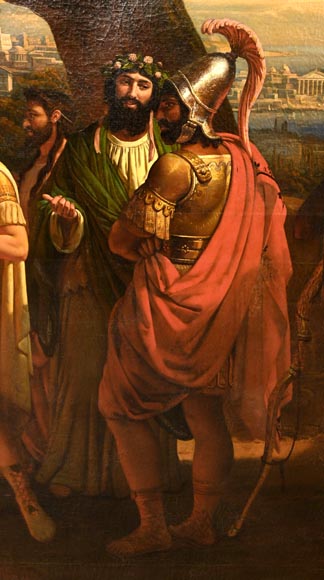 Jean-Auguste BARD, Alexander and Diogenes, 1838, Salon of 1839 Jean-Auguste BARD, Alexander and Diogenes, 1838, Salon of 1839-6