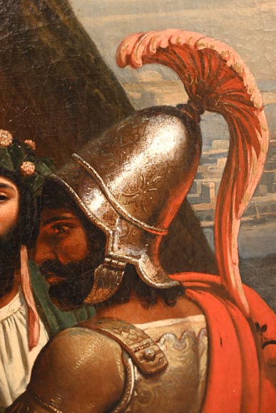 Jean-Auguste BARD, Alexander and Diogenes, 1838, Salon of 1839 Jean-Auguste BARD, Alexander and Diogenes, 1838, Salon of 1839-7