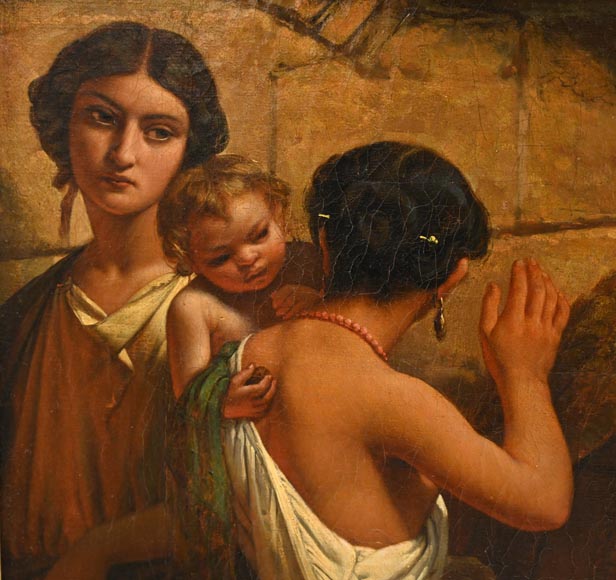 Jean-Auguste BARD, Alexander and Diogenes, 1838, Salon of 1839 Jean-Auguste BARD, Alexander and Diogenes, 1838, Salon of 1839-8