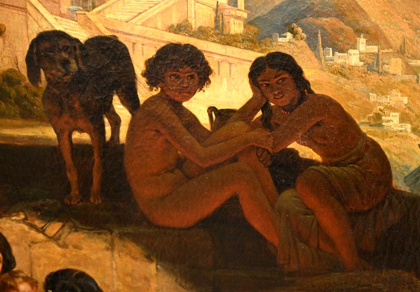 Jean-Auguste BARD, Alexander and Diogenes, 1838, Salon of 1839 Jean-Auguste BARD, Alexander and Diogenes, 1838, Salon of 1839-9