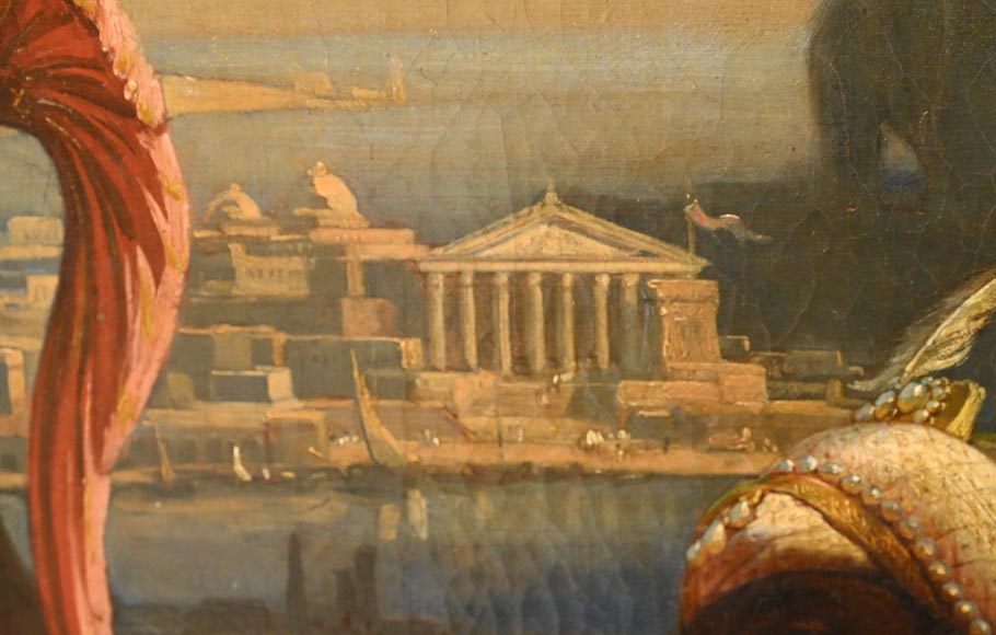 Jean-Auguste BARD, Alexander and Diogenes, 1838, Salon of 1839 Jean-Auguste BARD, Alexander and Diogenes, 1838, Salon of 1839-12