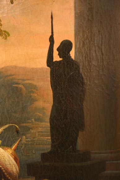 Jean-Auguste BARD, Alexander and Diogenes, 1838, Salon of 1839 Jean-Auguste BARD, Alexander and Diogenes, 1838, Salon of 1839-13