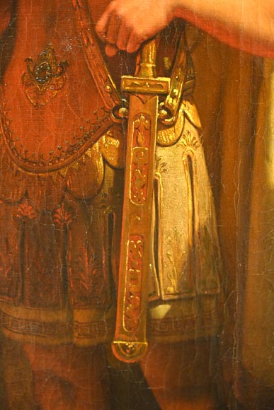 Jean-Auguste BARD, Alexander and Diogenes, 1838, Salon of 1839 Jean-Auguste BARD, Alexander and Diogenes, 1838, Salon of 1839-14