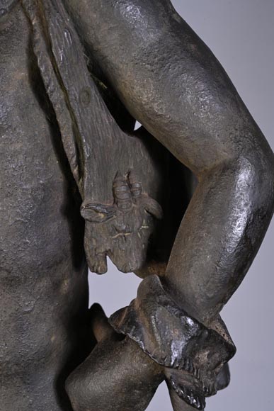 Parisian Clockmaker, Clock with “Narcissus” of Pompeii, late 19th Century Parisian Clockmaker, Clock with “Narcissus” of Pompeii, late 19th Century-7