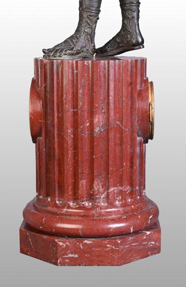 Parisian Clockmaker, Clock with “Narcissus” of Pompeii, late 19th Century Parisian Clockmaker, Clock with “Narcissus” of Pompeii, late 19th Century-8