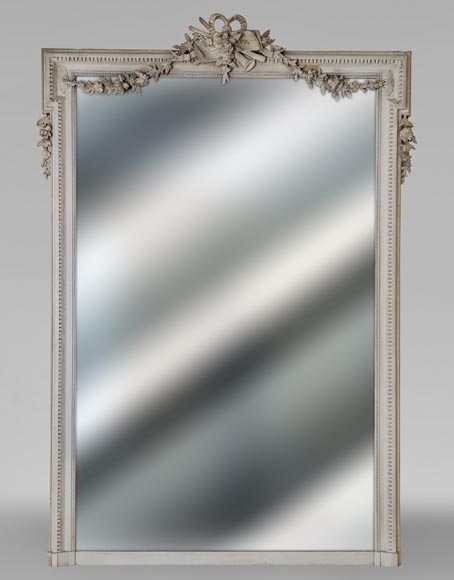 Louis XVI-style trumeau with musical instruments Louis XVI-style trumeau with musical instruments-0