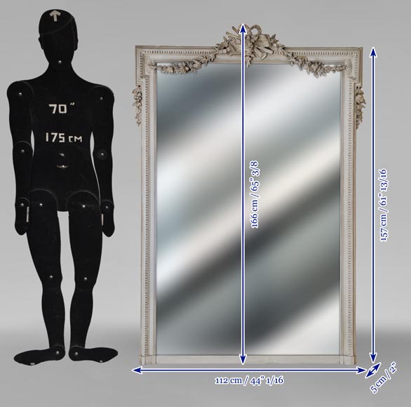 Louis XVI-style trumeau with musical instruments Louis XVI-style trumeau with musical instruments-7