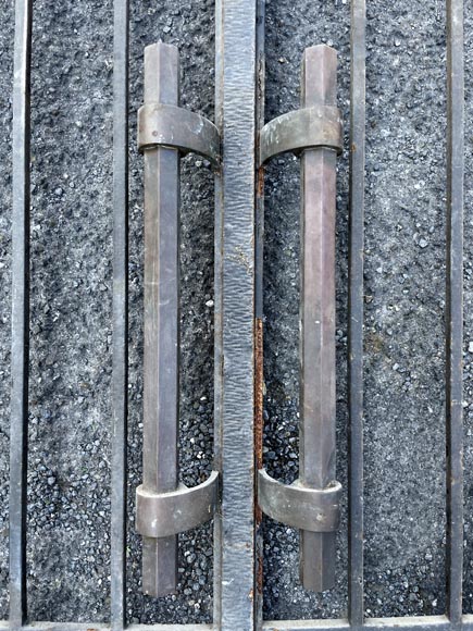 Double Cast Iron Gate – Art Deco Style Double Cast Iron Gate – Art Deco Style-4