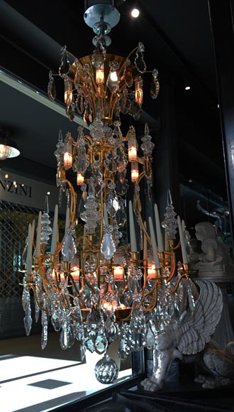 Twenty-Four-Arm Chandelier Based on Château de Versailles Chandeliers, 20th century Twenty-Four-Arm Chandelier Based on Château de Versailles Chandeliers, 20th century-10