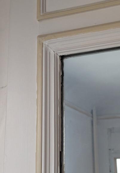 Louis XVI style trumeau with small wreath of flowers Louis XVI style trumeau with small wreath of flowers-4