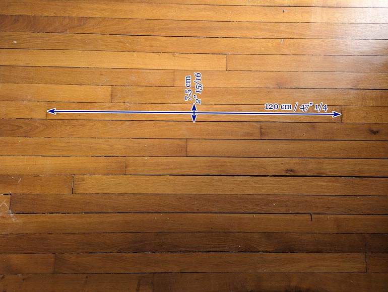 Approx. 28 m² of linear parquet flooring Approx. 28 m² of linear parquet flooring-9