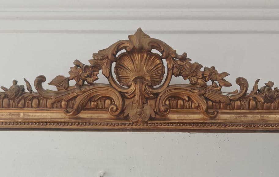 Louis XV-style gilded trumeau Louis XV-style gilded trumeau-1