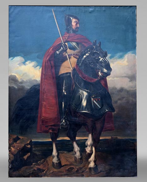 E. BRUN after Jules-Claude ZIEGLER, Portrait of Louis de Champagne, Count of Sancerre, 1920 E. BRUN after Jules-Claude ZIEGLER, Portrait of Louis de Champagne, Count of Sancerre, 1920-1