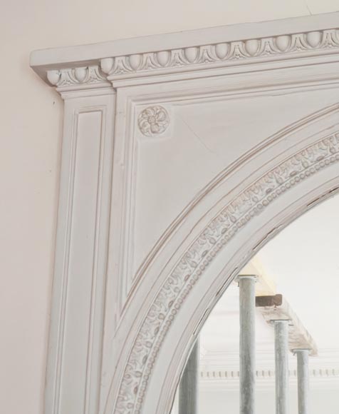 Louis XVI style trumeau surmounted by a ribbon Louis XVI style trumeau surmounted by a ribbon-2