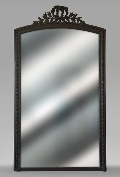 Louis XVI style trumeau surmounted by a double laurel wreath Louis XVI style trumeau surmounted by a double laurel wreath-0