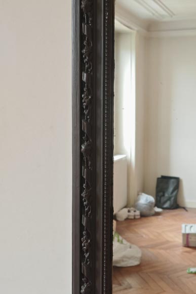 Louis XVI style trumeau surmounted by a double laurel wreath Louis XVI style trumeau surmounted by a double laurel wreath-3