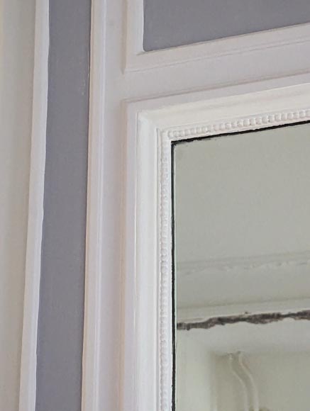 Louis XVI style trumeau adorned with an arch and wreaths of flowers Louis XVI style trumeau adorned with an arch and wreaths of flowers-4