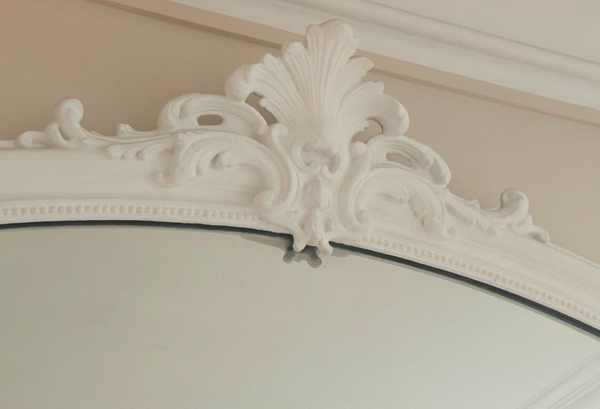 Regence style trumeau surmounted by a palmette Regence style trumeau surmounted by a palmette-2