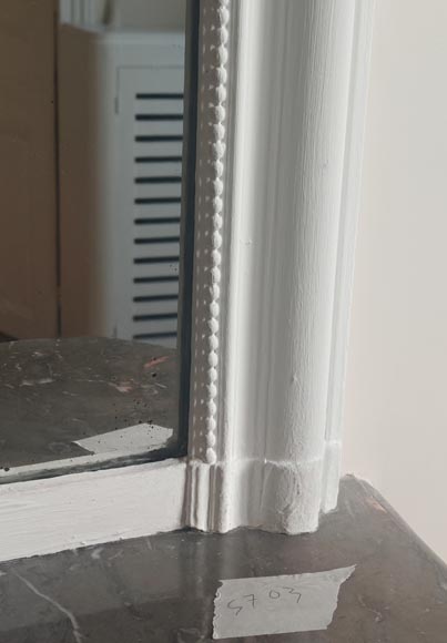 Regence style trumeau surmounted by a palmette Regence style trumeau surmounted by a palmette-4