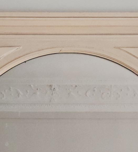 Louis XVI-style trumeau with half-round top mirror Louis XVI-style trumeau with half-round top mirror-1