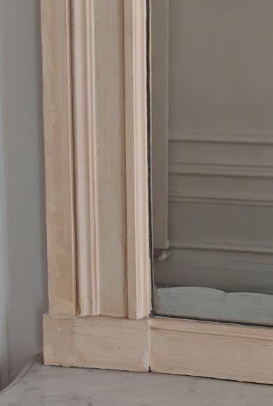 Louis XVI-style trumeau with half-round top mirror Louis XVI-style trumeau with half-round top mirror-3