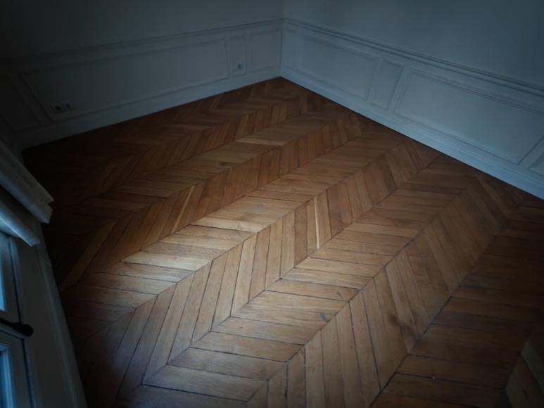 9 m² lot of Hungarian point wood flooring 9 m² lot of Hungarian point wood flooring-2