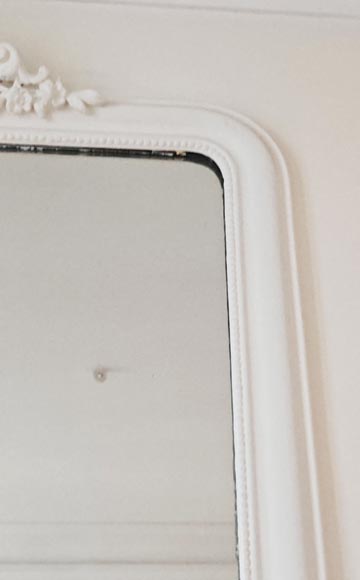 Louis XV style trumeau surmounted by a shell Louis XV style trumeau surmounted by a shell-3