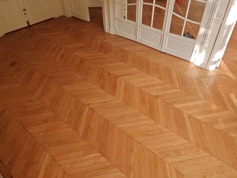 23 m² lot of Hungarian point wood flooring 23 m² lot of Hungarian point wood flooring-2