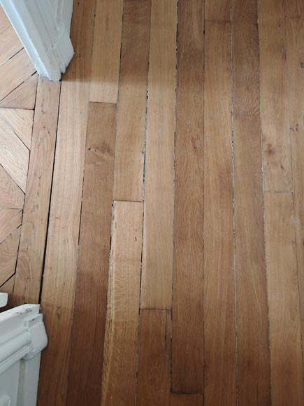 Lot of approximately 7 m² of linear parquet flooring Lot of approximately 7 m² of linear parquet flooring-5
