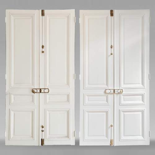 Pair of molded double doors