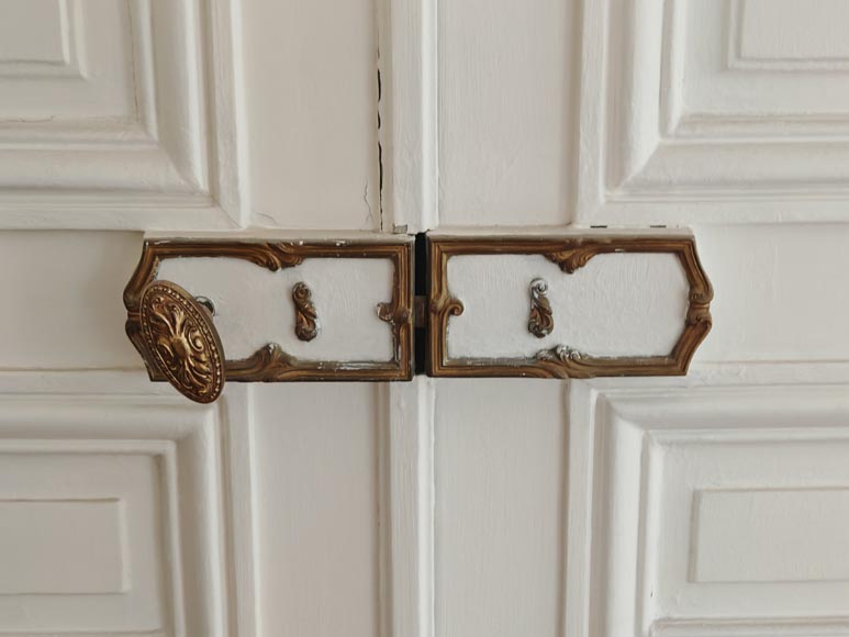 Pair of molded double doors Pair of molded double doors-4