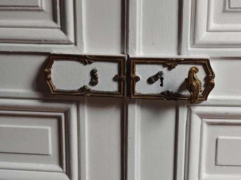 Pair of molded double doors Pair of molded double doors-9