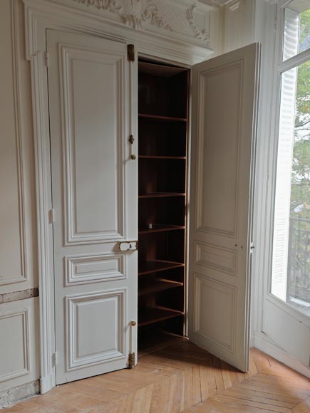 Pair of molded double doors Pair of molded double doors-12