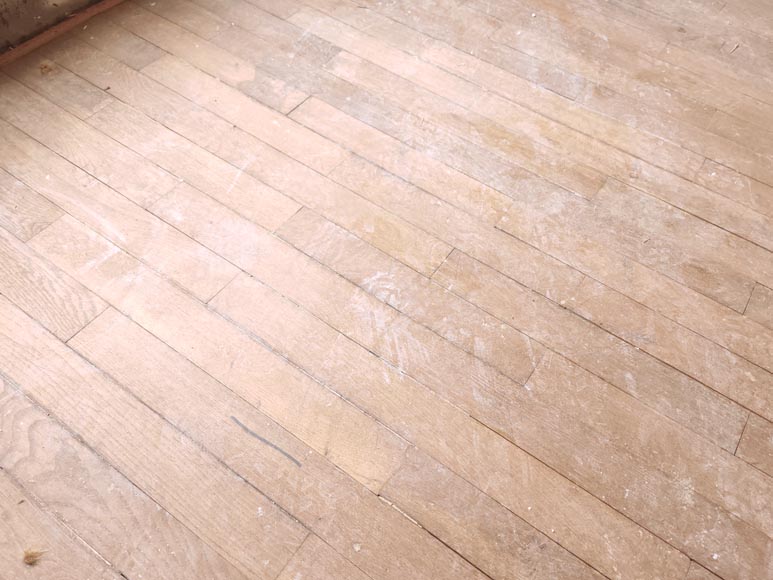 Lot of approximately 10 m² of linear parquet flooring Lot of approximately 10 m² of linear parquet flooring-2