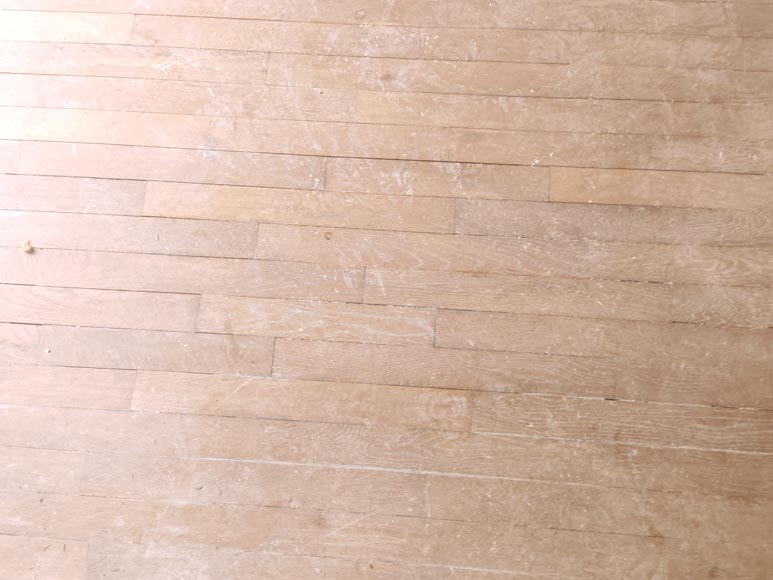 Lot of approximately 10 m² of linear parquet flooring Lot of approximately 10 m² of linear parquet flooring-5