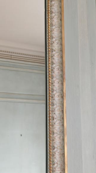 Napoleon III style trumeau in wood adorned with a garland of flowers Napoleon III style trumeau in wood adorned with a garland of flowers-7