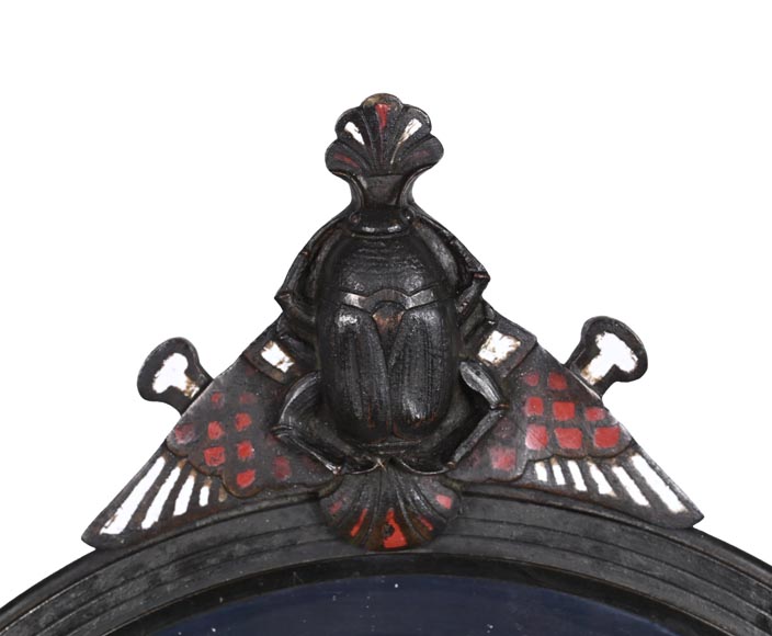 Giuseppe PARVIS (attributed to), Egyptian Revival Mirror, circa 1900 Giuseppe PARVIS (attributed to), Egyptian Revival Mirror, circa 1900-6