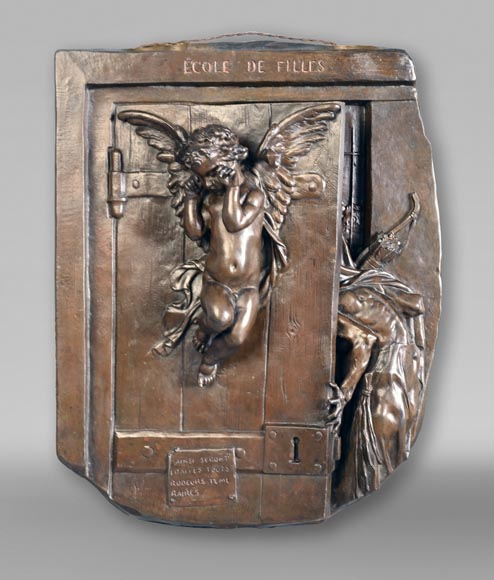 Émile HÉBERT, École de Filles (Girls School), 1871 Émile HÉBERT, École de Filles (Girls School), 1871-0