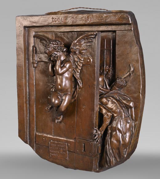 Émile HÉBERT, École de Filles (Girls School), 1871 Émile HÉBERT, École de Filles (Girls School), 1871-1