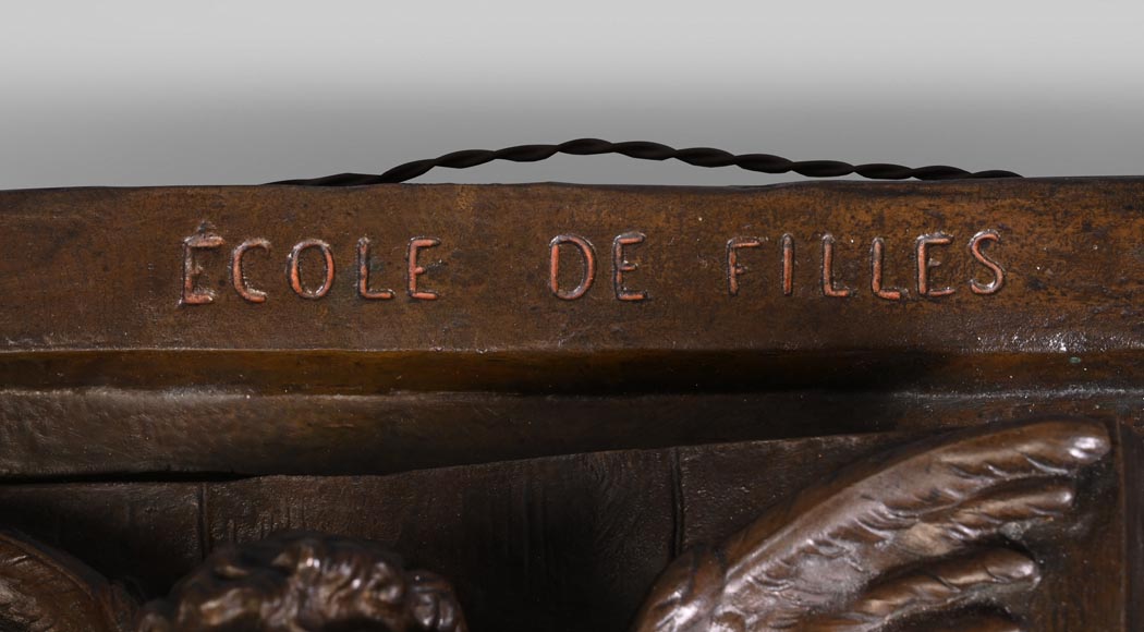 Émile HÉBERT, École de Filles (Girls School), 1871 Émile HÉBERT, École de Filles (Girls School), 1871-7