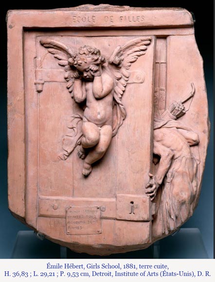 Émile HÉBERT, École de Filles (Girls School), 1871 Émile HÉBERT, École de Filles (Girls School), 1871-12